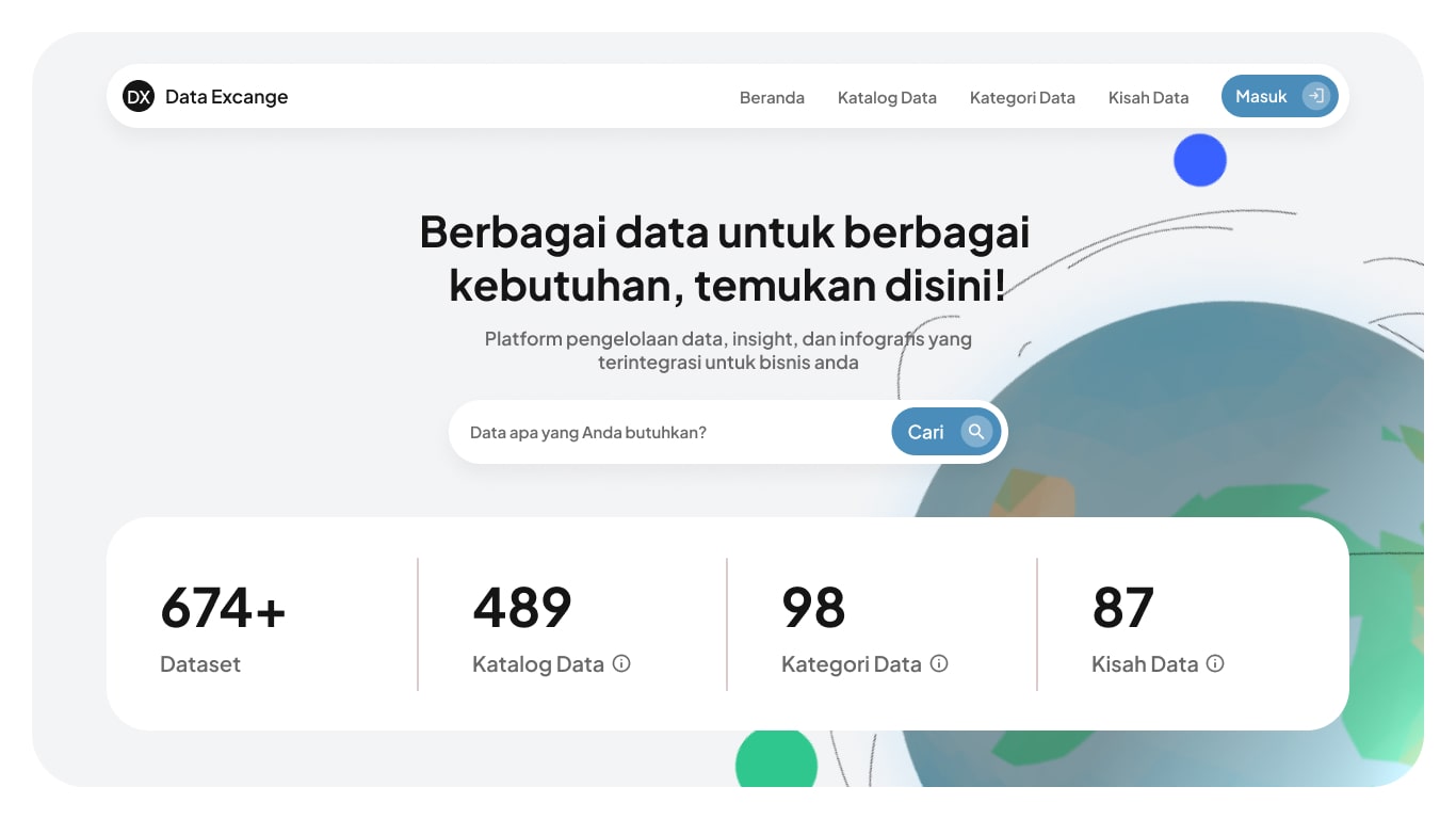 Data Exchange interface preview