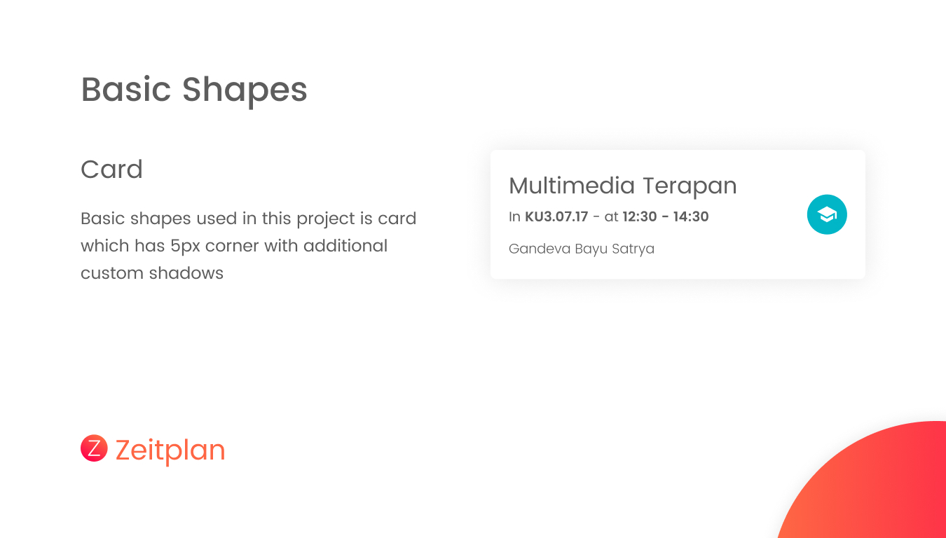 zeitplan shapes
