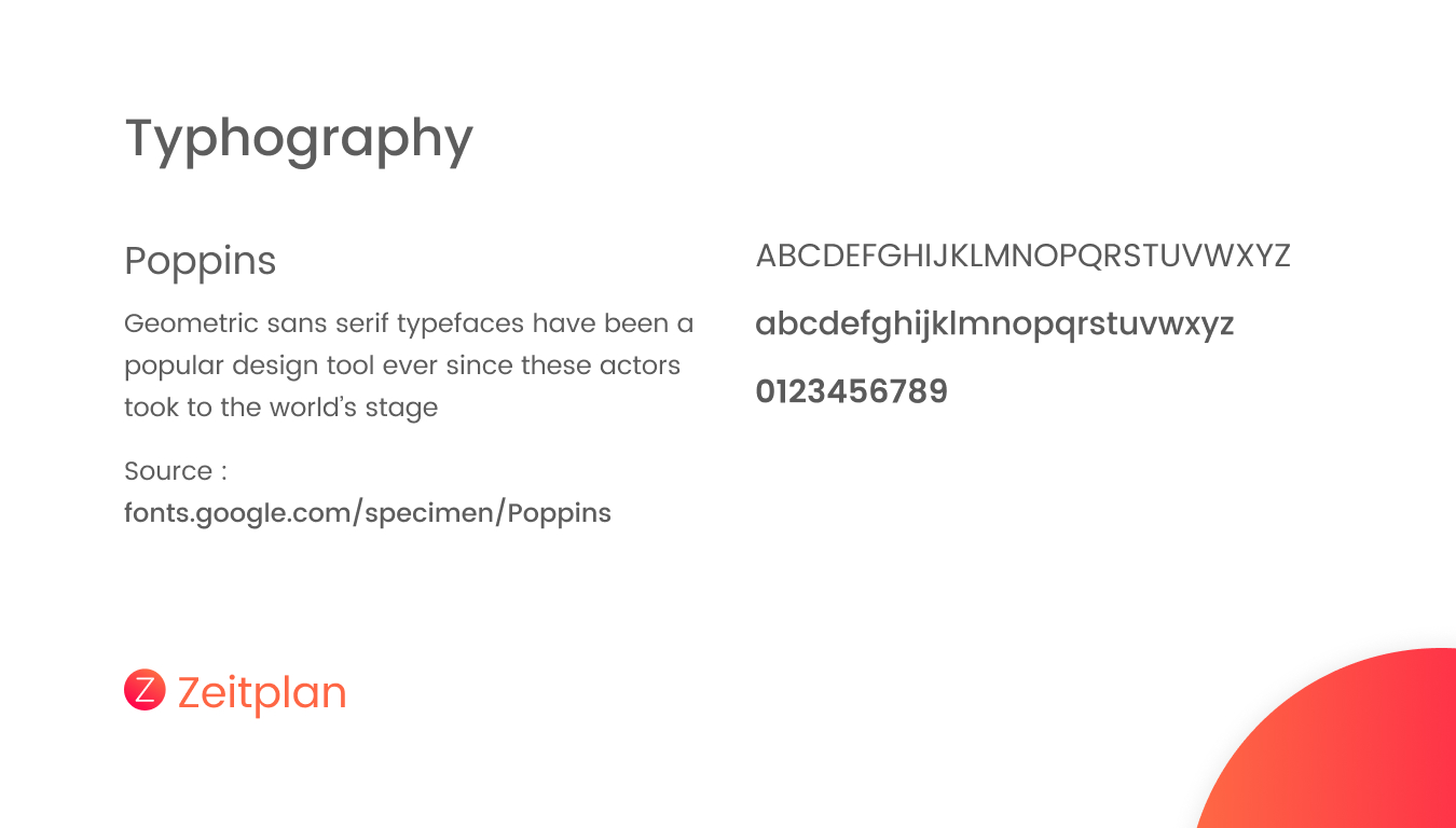 zeitplan typography